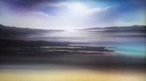 'Isolation' - Soft pastels and Ink on acrylic paper