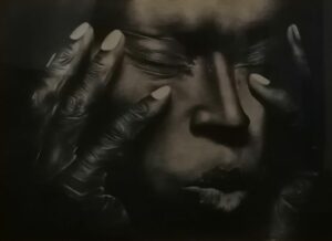 'Miles Davis' Pencil on watercolour paper...