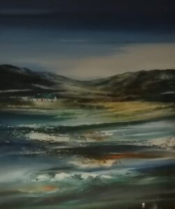 'In for the Night' - Oil on canvas..