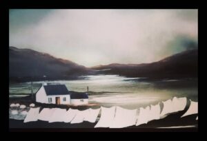 'White-Wash Day' - Watercolour / Soft Pastels